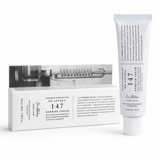 Dr. Althea 147 Barrier Cream, caja y tubo