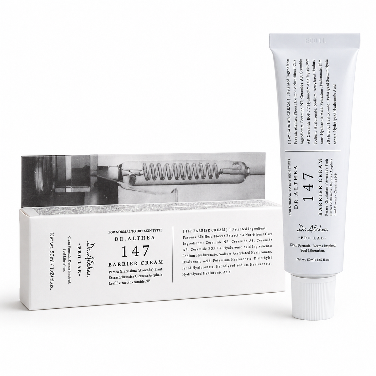 Dr. Althea 147 Barrier Cream, caja y tubo de 50 ml